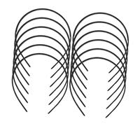 ERINGOGO 12 pezzi Cerchietti Plastica con Denti Antiscivolo Fasce Leggere e Versatili per Donne e Ragazze Accessori Semilavorati e