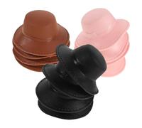 ERINGOGO 12 Pezzi Mini Cappelli Principessa per Bambole Mini Cappellini Decorativi per Bottiglie di Vino Accessori Natalizi Te Copricapi Piccoli per Progetti Creativi