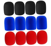 ERINGOGO 12pezzi Copertura Antivento Per Microfono Parabrezza Per Microfono Portatile Riduce Rumori Indesiderati e Interferenze Del Vento Design Creativo e Semplice Materiale Sicuro e Legge