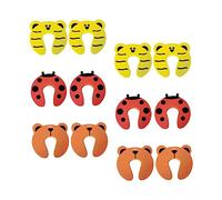 ERINGOGO 12pezzi Fermaporta Per Del Ragazzo Ragazza Ragazza Antischiacciamento in Animale e Flessibile Adatto Per Porte Armadi e Finestre