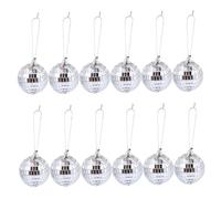 ERINGOGO 12pezzi Palla da Discoteca Specchio Sospesa Palla Riflettente in Vetro per Decorazioni Feste Festival Musicali Feste Compleanno Matrimoni