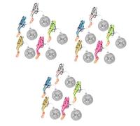 ERINGOGO 15 Set Bagliore subacqueo Scuba Arredamento dell'acquario subacquei guidato Piccolo subacqueo Galleggiante in Resina sommozzatori galleggianti per acquari plastica