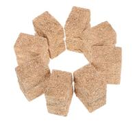 ERINGOGO 16 Pezzi Oggetti Di Scena Nel Pagliaio Mini Animali Da Fattoria Roba Da Casa Delle Bambole Fieno Conigli Giocattolo Da Fienile Cestino Balle Figurine Coop Di Legno Khaki
