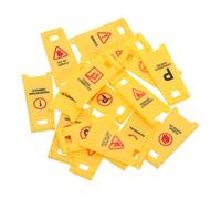 ERINGOGO 16 Stradali in Plastica per Segnali Traffico Educativi per Apprendimento Cognitivo Gioco Simulazione Traffico e Parcheggio