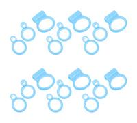 ERINGOGO 18pezzi Per Apprendimento Bacchette Per Silicone Non Scivoloso Per Insegnare Usare Bacchette Accessori Per Dei