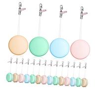 ERINGOGO 18pezzi Salviette Pulisci Schermo Forma Di Macaron Salviette Per Schermi Di Smartphone Ciondoli Decorativi Per Pulizia Di Telefoni Cellulari e Tablet