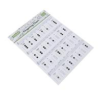 ERINGOGO 1pezzi Chord Chart Per Tromba Diagramma Di Accordi Creativo Rivestita Pratico Per Principianti e Musicisti Facilita Apprendimento e La Pratica Con Riferimenti Visivi Vari Colori