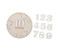 ERINGOGO 1Set Dischi Milestone per Segnapiede Mensile Decorativo per Genitori La Del con e