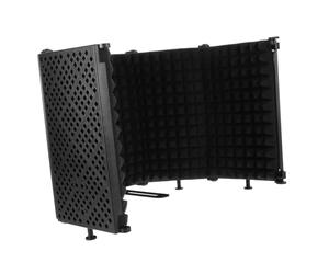 ERINGOGO 1set Mic Sound Absorbing Pad Schermo Isolante Per Microfono Cinque Pannello Fonoassorbente Portatile Per Registrazione Studio e Casa Rumore e Riflessi Design e Resistente