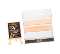 ERINGOGO 1set Miniature Cake Display Cabinet Per Dolci Per Decorazione Casa e Scene