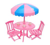 ERINGOGO 1set Mobili Miniaturizzati Per Casa Delle Bambole Tavolo e Sedie Resistente Con Tazze Da Accessori Decorativi Per Diorami e Paesaggi Miniaturizzati