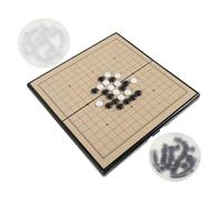 ERINGOGO 1set Portatile Per Scacchiera Standard e Del Go Facile Sviluppa Abilità Logiche e Cognitive Include Magnetici e Scacchiera
