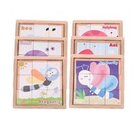ERINGOGO 1set Puzzle Educativi Per Insetti Per Sviluppare Competenze Casa e Scuola