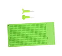 ERINGOGO 1set Scrittura Braille Con Punteruolo Tavoletta Per Non Vedenti Kit e Portatile Per Include Penne Design e Resistente