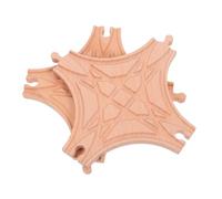 ERINGOGO 2 Accessori Per Binari Del Treno Espansione Dei Binari in Legno Treno in Legno Giocattolo Con Layout in Traccia Rotaie