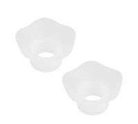 ERINGOGO 2 inserti in silicone per tiralatte indossabile da 24 mm - Inserti flangiati di ricambio da 17 mm - Accessori trasparenti per l'allattamento al seno per le mamme