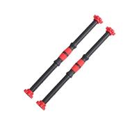 ERINGOGO 2 Pezzi Bilanciere Palestra con Manubri in Acciaio e Plastico Rosso, Barre per Allenamento Forza e Training Addominale con 4 Dadi Inclusi, per Palestra e Home Gym Colore Casuale