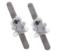 ERINGOGO 2 Pezzi Braccialetto Schiaffo a Forma di Koala in Peluche Materiale Flessibile Dimensioni Compatte per Bomboniere e Feste a Tema Giungla e Compleanno