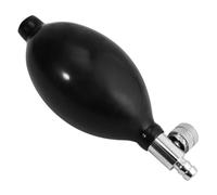 ERINGOGO 2 pezzi Bulbo Gonfiaggio Manuale in Lattice Nero con Valvola di Rilascio Aria per Sostituzione Sfigmomanometro Adatto per Monitor Pressione Cuscino Gonfiabile e Uso Medico