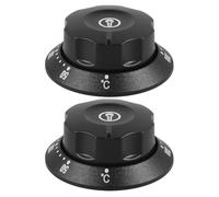 ERINGOGO 2 pezzi Coperchio Termostato Manopole Controllo Temperatura Preciso per Forno Friggitrice e Stufa Termica Facile e Compatibile