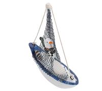 ERINGOGO 2 Pezzi Decorazioni del a Vela di Barca a Vela Navigazione Arredamento per La Casa Arredamento per Barche a Vela per La Casa A Tema Nautico di Legno