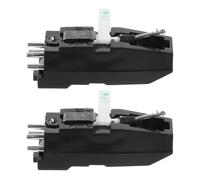 ERINGOGO 2 pezzi di ricambio per testina giradischi con stilo a doppio lato - Ago per giradischi in vinile per fonografo stereo - Accessori audio per eventi DJ Party