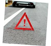 ERINGOGO 2 Pezzi Kit Sicurezza Triangolo Avvertimento Auto Omologato Tripode Resistente al Vento per Veicoli Pratico Cartello Segnalazione per Emergenze e Stradali