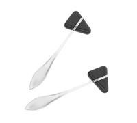 ERINGOGO 2 Pezzi Martello Diagnostico Neurologico in Zinco Forma Triangolare per Esami Clinici Percussioni Precise e Sterilizzabile per Riflessi e Analisi Sensoriale Colore