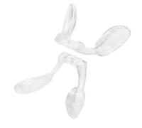 ERINGOGO 2 Pezzi naselli flessibili pastiglie Accessori naselli per occhiali cuscinetti per gli occhiali supporto per il naso degli occhiali Gel di silice Transparent