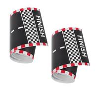 ERINGOGO 2 Pezzi Nastro Stradale Adesivo per Pista Giocattolo Decorazioni per Feste di Compleanno Facile da Attaccare e Staccare Adesivi Strada e Segnali per Gioco Immaginativo