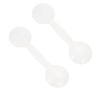 ERINGOGO 2 pezzi Occlusori Oculari Professionali per Test Vista Scuola Adulti e Occlusore Palmare Dual-use per Esame Visivo con Occhiello Trasparente per Ortottisti e Ottici