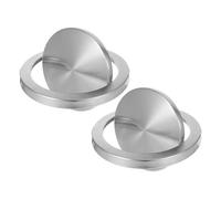 ERINGOGO 2 Pezzi Pattumiera Acciaio Incassato con Sportello Oscillante Copertura Rifiuti per Cucina e Bagno Compatibile con Design Moderno e Resistente Allacqua