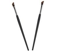 ERINGOGO 2 pezzi Pennelli Angolati per Eyeliner Correttore e Sopracciglia Ergonomico per Applicazione Precisa e Veloce
