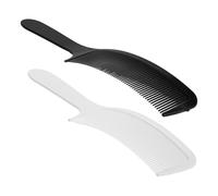 ERINGOGO 2 pezzi Pettini Professionali per Taglio Capelli Curvi e Piatti Pettine per Sfumature e Capelli Ricci Pettine da Barbiere in Resistente per Uso Domestico e Salone