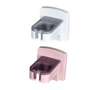 ERINGOGO 2 pezzi Porta Phon da Parete Bianco e Rosa Supporto Asciugacapelli Salvaspazio Senza Montaggio Facile Organizer per Bagno e Cameretta