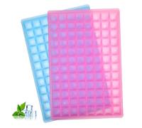 ERINGOGO 2 Pezzi Stampo per Ghiaccio Forma Cavità in Plastica Facile da Sformare Vassoi Impilabili per Freezer per Frutta e Bevande Ghiacciate Colore Casuale