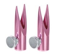 ERINGOGO 2 pezzi Temperamatite Cosmetico Doppio Alluminio Affilaciglia e Sopracciglia Portatile Temperino per Matite Trucco Resistente e Versatile per Uso Casa e Viaggio