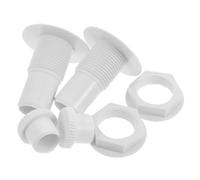 ERINGOGO 2 Set Tappi Scarico Freezer in Plastica Resistente al Freddo Tappi Filettati per Foro di Scarico Congelatori Plug Antigoccia Facili da Installare e Rimuovere per Pulizia Semplice
