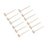 ERINGOGO 20 Mini Martelli in Legno per Dolci Strumenti per Rompere Uova Gusci Crostacei Manico Lungo Ergonomico Gioco Educativo e Decorazione Personalizzabile