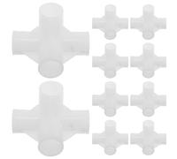 ERINGOGO 20 Pezzi Connettori in Plastica per Asta Armadio 22mm Giunto a Quattro Vie per Scarpiere e Armadi Portatili Accessori Fissaggio Mobili per Organizzazione Guardaroba