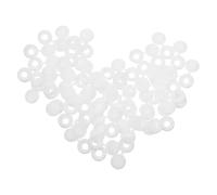 ERINGOGO 200 Pezzi Copriviti in Plastica Bianca Tappi Protettivi per Viti Mobili e Armadi Copertura Decorativa Antiruggine e Riparazione Superficie