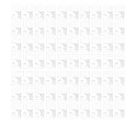 ERINGOGO 200 Pezzi di linguette adesive Trasparenti, linguette adesive in plastica per espositori da Negozio al Dettaglio - Gancio per Etichette Trasparenti per espositori da Negozio al Dettaglio,