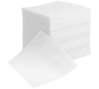 ERINGOGO 200 Pezzi Garza Non Tessuta Assorbente 10x10cm Flessibile e Traspirante Per Medicazione Ferite Kit Forniture Per Adatta Per Braccia e Ginocchia