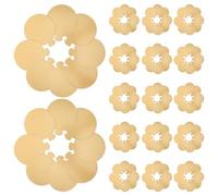 ERINGOGO 200 Pezzi Vassoi Rotondi per Mousse in Cartone Dorato Mini Basi Rotonde per Dessert e Cupcake Supporti per Torte Portatili e Resistenti per Esposizione Dolci e Feste