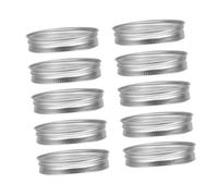 ERINGOGO 24 pezzi Anelli in Metallo per Barattoli Vasetti Anelli Vite per Coperchi Barattoli Bocca Standard Resistenti alla Ruggine e Facili da Pulire