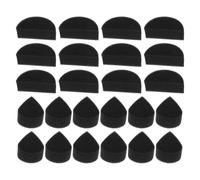 ERINGOGO 24 Pezzi Spugne per Pittura del Viso Nere a Goccia e Semicircolari