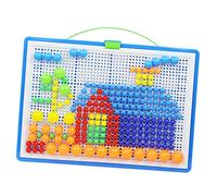 ERINGOGO 296pezzi Educativo Puzzle Per Costruzione Montessori e Coordinazione -mano Colori Casual