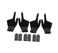 ERINGOGO 2paia Guanti Da Gaming Per Dispositivi Mobili Manicotti Per Dita Da Gioco Antisudore Guanti Manicotto Per Gioco Design Confortevole Tessuto Traspirante Vestibilità Adattabile Per m