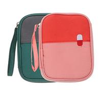 ERINGOGO 2pezzi Borsa Per Medicinali Vuota Da Custodia Piccola Per Pronto Soccorso Borsa Portatile Per Campeggio e Escursionismo Realizzata in Materiale Durevole Facile Da Pulire