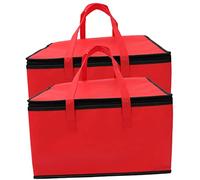ERINGOGO 2pezzi Borsa Termica Isolata Per Spesa e Picnic Sacchetto Decorativo Con Chiusura Per Cibo Freddo e Caldo Capacità e Leggera Per Uso Quotidiano e Viaggi